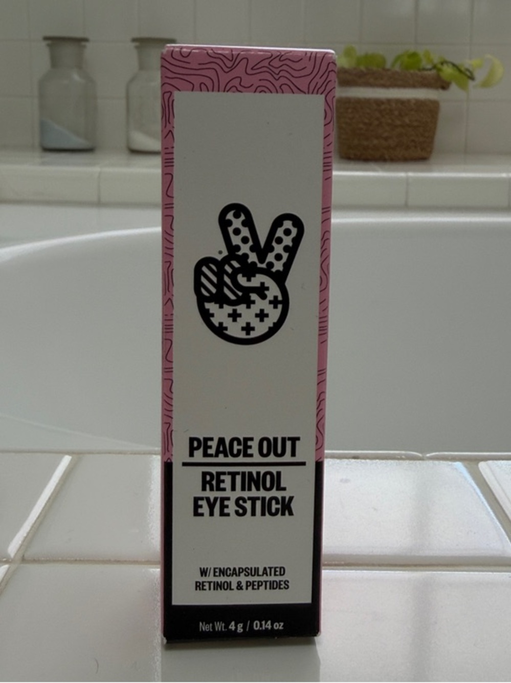 Peace Out Retinol Eye Stick - Pink